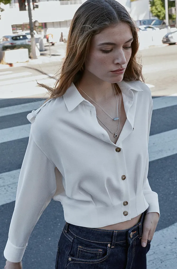 Blusa con botones
