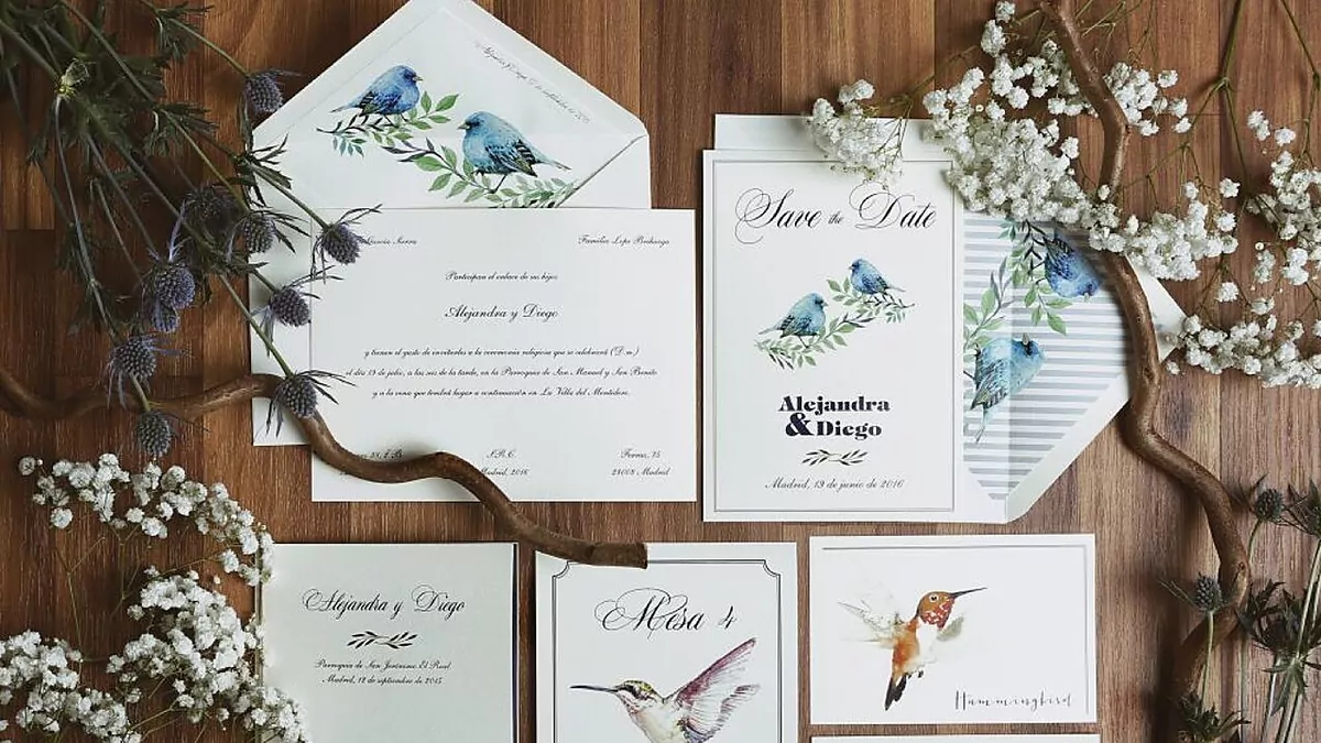Estos son los tipos de invitaciones de boda más especiales para este 2022 |  Telva.com, image size:1200x675