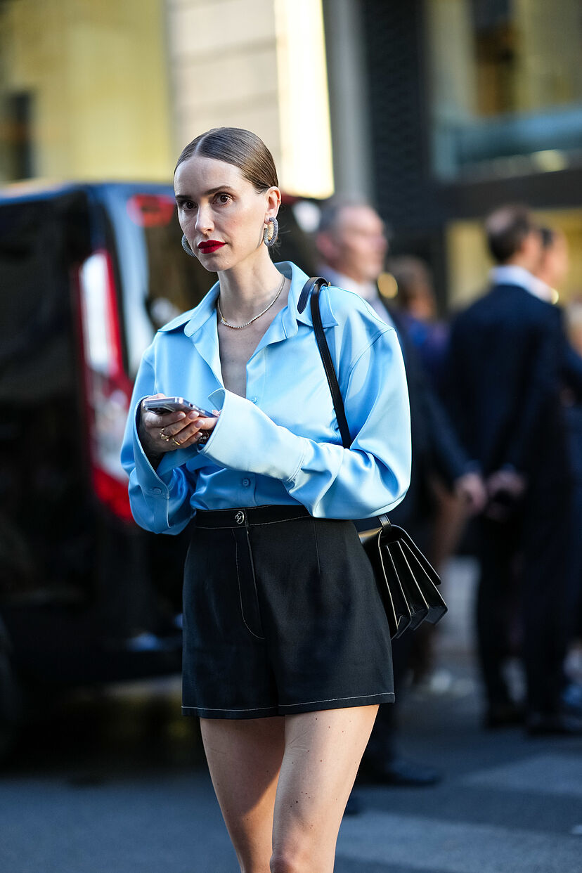 Zara Camisa Con Top Arriba Camisa Verde Blusa Satinada Camisa